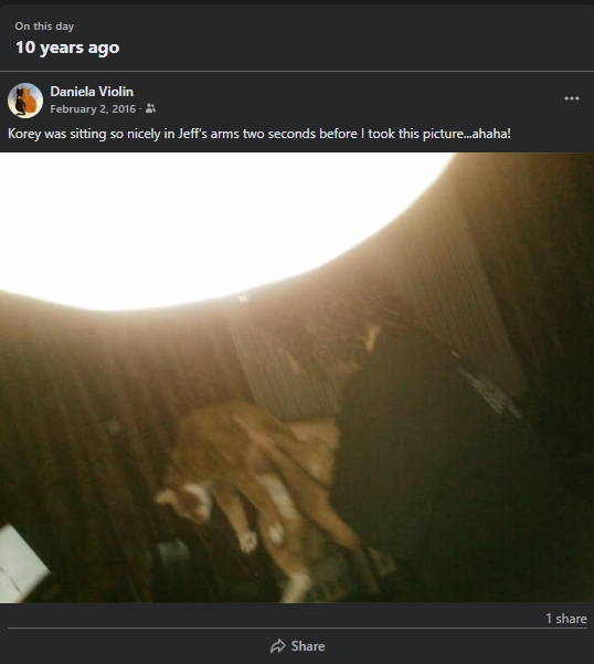 Jeff and Korey (10 years ago today)